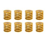 sourcing map 8pcs 3D Printer Heating Bed Spring, 20mm OD 20mm Length Light Load Compression Mould Die Spring 3D Printer Compression Spring for 3D Printer Electric Part, Yellow
