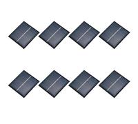 sourcing map 8PCS 3V 0.33W 0.11A Mini Solar Panels for Solar Power, Small Solar Photovoltaic Cells Charge DIY Electric Toy Materials Solar System Kits, 2.36" x 2.17"
