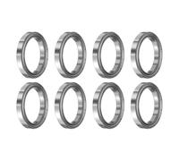 sourcing map 8pcs 6704ZZ Deep Groove Ball Bearings, Chrome Steel Z1 Double Metal Shielded Bearing 20mm x 27mm x 4mm