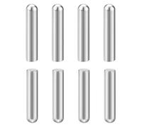 sourcing map 8Pcs 8mm x 40mm Dowel Pins, 304 Stainless Steel Cylindrical Round Head Shelves Support Pegs Locating Pin for Bookshelf Cabinet Furniture Component, GB831, Silver