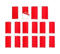 sourcing map 8Pcs Acrylic Flexible Hinges, 25x35mm Invisible Living Hinge, 360° Transparent Continuous Piano Low Profile Flex Hinge for DIY Furniture, Display Stand, Cabinets