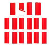 sourcing map 8Pcs Acrylic Flexible Hinges, 30x35mm Invisible Living Hinge, 365° Transparent Continuous Piano Low Profile Flex Hinge for DIY Furniture, Display Stand, Cabinets