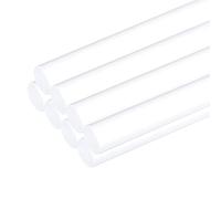 sourcing map 8pcs Acrylic Round Rods 3/8" x 10" Clear Acrylic Dowel Rods Sticks Plastic Sticks Strip for DIY Crafts Lighting Gardening Decorations - 10mm x 250mm