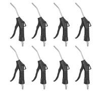 sourcing map 8pcs Air Blow Gun High Flow Air Compressor Blow Gun with 1/4" NPT Male Air Plug and Angled Bent for Industrial Household Air Tools Removing Dust Cleaning