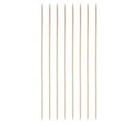 sourcing map 8Pcs Bamboo Knitting Needles Double Pointed Size US 2(2.75mm) Carbonized 10 Inch(25cm) Straight for Handmade Creative DIY Knitting Craft Yarn