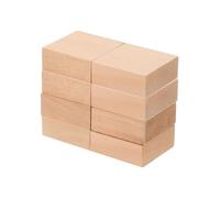 sourcing map 8Pcs Basswood Carving Block, 0.8"x2"x2" Square Wooden Dowels Blocks Wood Pieces for DIY, Arts Decoration, Crafts Whittling, Hand Carved