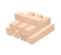 sourcing map 8Pcs Basswood Carving Block, 1.2"x1.2"x6" Square Wooden Dowels Blocks Wood Pieces for DIY, Arts Decoration, Crafts Whittling, Hand Carved