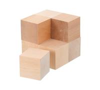 sourcing map 8Pcs Basswood Carving Block, 1.6"x1.6"x1.6" Square Wooden Dowels Blocks Wood Pieces for DIY, Arts Decoration, Crafts Whittling, Hand Carved
