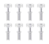 sourcing map 8pcs Bi-Fold Closet Spring 7/8" OD Loaded Top Roller Guide Wheel for Folding Pocket Door Accordion Door Barn Door