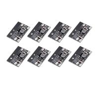 sourcing map 8Pcs Boost Converter Voltage Regulator Adjustable Step Up Module 3.7V to 12V 1A with Hexagonal Screws Nuts Heat Sink for Power Adjustment Power Transformers
