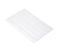 sourcing map 8Pcs Cabinet Door Bumper, Quiet Clear Door Slam Stopper - Rubber Soft Close Bumpers Self Adhesive Rubber Bumpers - 5.91 x 0.59 x 0.08 Inch for Shower, Drawers, Toilet Lids