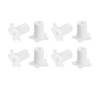 sourcing map 8Pcs Cable Grommet for 5/8 Inch Wall Hole, Silicone Cable Routing Kit Anti-Slip Wall Cable Pass Through Accessories for Ethernet Cable (White)
