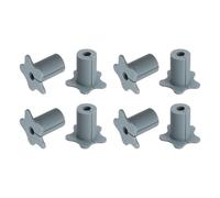 sourcing map 8Pcs Cable Grommet for 5/8 Inch Wall Hole, Silicone Cable Routing Kit Anti-Slip Wall Cable Pass Through Accessories for Ethernet Cable (Gray)