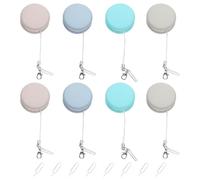sourcing map 8Pcs Candy Colors Phone Screen Cleaner, Blue Khaki Pink Green Phone Screen Cleaning Wipes, Fingerprint Proof Cleaning Ball for Mobile Phones Computers Car Screens