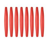 sourcing map 8pcs Car Bumper Guard Strip Anti-Collision Anti-Scratch Bumper Protector Trim Universal Front and Rear Bumper Guard for Cars SUV Pickup Truck, Red