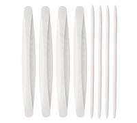 sourcing map 8pcs Car Bumper Guard Strip Anti-Collision Anti-Scratch Bumper Protector Trim Universal Front and Rear Bumper Corner Guard for Cars SUV Pickup Truck, White