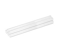 sourcing map 8Pcs Clear Rigid Acrylic Pipe, 6mm(0.24") ID x 8mm(0.31") OD 6" Round Polycarbonate Tube Plastic Tubing for Plumbing, Lighting, Aquarium, DIY Projects
