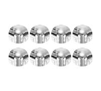 sourcing map 8Pcs Decorative Box Corner Cover, 30mm Metal Edge Guard, Furniture Corner Edges Protector, Silver