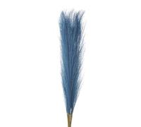 sourcing map 8Pcs Faux Pampas Grass,21"/55cm Fluffy Fake Pampas Grass Decor Tall Artificial Pampas Grass for Living Room Party Wall Vase Wedding Decoration,Blue