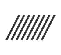 sourcing map 8Pcs Fully All Threaded Rod, 5/16" Thread 18 Pitch 3-1/2" Length Carbon Steel Long Threaded Screw Threads Black Zinc Fully Studding Rod Bar for Furniture Garden Mounting Assembly