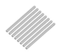 sourcing map 8Pcs Fully Threaded Rod, M5 x 85mm 304 Stainless Steel Right Hand Thread Bar Studs M5-0.8 Thread Pitch for Furniture Machinery Assembly