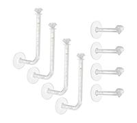 sourcing map 8Pcs Headband Holder Organizer, Self Adhesive Scrunchie Holder Long Hair Accessories Organizer Storage Hair Ropes Bracelets Bangles Decor for Women and Girls, Clear