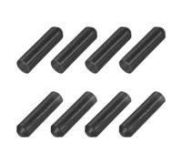 sourcing map 8Pcs Heat Shrink End Cap 8mm ID x 30mm L 2:1 Ratio Heat Shrink Tubing Caps Lined Sealed Waterproof Adhesive for Electrical Wire Cable, Black