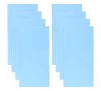 sourcing map 8Pcs Nylon Repair Patch 20cmx10cm Self-Adhesive Waterproof Tent Tape Fabric Repair Stickers for Down Jacket Outdoor Camping Gear Repair, Light Azure