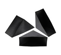 sourcing map 8Pcs Plastic Corner Protectors 40x110mm Right Angle Shape Glass Corner Guards Cushion for Corner Protection of Glass, Mirror, Tile, Black