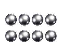 sourcing map 8pcs Precision Balls 18mm Diameter G10 Chrome Steel Ball for Bearings, Silver