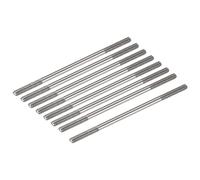 sourcing map 8pcs Push Rod Connector Double End Threaded Rod 304 Stainless Steel for DIY RC Car,Boat,Car,Airplane,Helicopter Model&DIY Material,M2x35mm