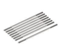 sourcing map 8pcs Push Rod Connector Double End Threaded Rod 304 Stainless Steel for DIY RC Car,Boat,Car,Airplane,Helicopter Model&DIY Material,M2x45mm