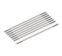 sourcing map 8pcs Push Rod Connector Double End Threaded Rod 304 Stainless Steel for DIY RC Car,Boat,Car,Airplane,Helicopter Model&DIY Material,M2x65mm