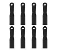 sourcing map 8pcs Putty Scraper 1.5" Plastic Flexible Putty Knives Disposable Paint Spreader Cleaner Tool for Spackling, Patching Painting Repairing, Black