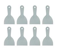 sourcing map 8pcs Putty Scraper 3.94" Plastic Flexible Putty Knives Disposable Paint Spreader Cleaner Tool for Spackling, Patching Painting Repairing, Gray