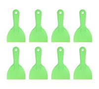 sourcing map 8pcs Putty Scraper 3.94" Plastic Flexible Putty Knives Disposable Paint Spreader Cleaner Tool for Spackling, Patching Painting Repairing, Green