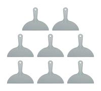 sourcing map 8pcs Putty Scraper 7.87" Plastic Flexible Putty Knives Disposable Paint Spreader Cleaner Tool for Spackling, Patching Painting Repairing, Gray