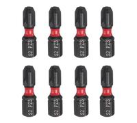 sourcing map 8pcs PZ3 Screwdriver Bit 1/4" Hex Shank 25mm/1" Length Magnetic Phillips Slotted Hex Bits S2 Steel Screw Driver Bit Industrial Grade Electric Drill Bits