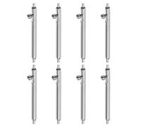 sourcing map 8pcs Quick Release Spring Bar 18mm Width 1.5mm Diameter Stainless Steel Watch Pins Replacement Band Strap Link Pins Watch Lugs for Watch Band Straps