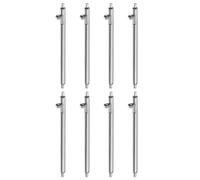 sourcing map 8pcs Quick Release Spring Bar 22mm Width 1.5mm Diameter Stainless Steel Watch Pins Replacement Band Strap Link Pins Watch Lugs for Watch Band Straps