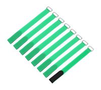 sourcing map 8Pcs Reusable Battery Tie Down Straps,2x25cm Green Nylon Multipurpose Battery Hold Down Adjustable Cinch Strap Hook Loops Fastening Tie for Quadcopters FPV RC Drone Boat Cars