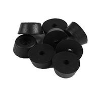 sourcing map 8pcs Rubber Feet Bumpers Furniture Table Amplifier Speaker Cabinet Leg Pad, D25x20xH12mm