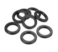sourcing map 8Pcs Rubber Grommets 2 ID, 2-3/8 Drill Hole, Firewall Grommet Automotive Rubber Hole Eyelet Ring Gasket for Wire Cable Hose Protection, Metal Electric Box, (50x60mm, Black)