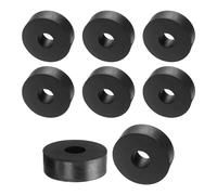 sourcing map 8pcs Rubber Spacers 60mm OD, 20mm ID, 20mm Height Round Anti Vibration Spacer Rubber Bushing Grommets Thick Rubber Washers for Home Car Accessories