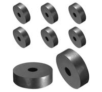 sourcing map 8pcs Rubber Spacers 70mm OD, 12mm ID, 20mm Height Round Anti Vibration Spacer Rubber Bushing Grommets Thick Rubber Washers for Home Car Accessories