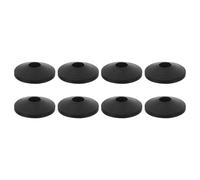 sourcing map 8Pcs Rubber Washers, M8 Rubber Conical Non-Silp Gaskets Leakage Prevent Kit for Toilet Tank to Bowl Bolts and Toilet Repairing, Black
