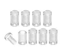 sourcing map 8Pcs Sign Standoff Screws, 1/2" x 15/16" Acrylic Wall Standoff Mount Hardware Advertising Glass Standoff Nail Acrylic Nail for Hanging Acrylic Picture Frame Panel Sign