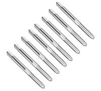sourcing map 8pcs Straight Flute Thread Tap, M5 x 0.8 Metric Screw Threading Tapping Tool Thread Milling Machine Taps, High-Speed Steel 6542 (HSS 6542)