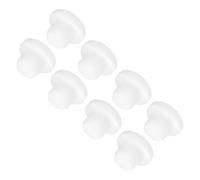 sourcing map 8pcs T-Shaped Silicone Plugs 13mm 1/2 Inch Dia Snap in Plug Hole Seal Cover Round Rubber Stopper for Kitchen Rubber Bulkheads Waterproof Sealing Plugs White