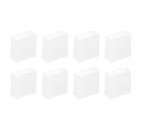 sourcing map 8pcs USB Port Cover Anti Dust PE USB Type-A Female Ports Protective Cover Protectors for PC Laptop, Clear